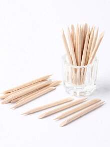 10/50/100/200/500/2000 Stücke 114mm/4,49" Orangenholzstäbchen für Nagelhautentferner & Nagelreinigung, geeignet für Nagelstudios & DIY Nagelkunst, Nagelbedarf, Nagelwerkzeuge, Nagelkunst Werkzeuge, Schulbedarf, Nägel, Nagelwerkzeuge für Aufklebe-Nägel