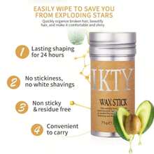 蓬松发粉/发蜡棒。（男女通用，无油蓬松粉末，免洗喷雾，适合男士和女士使用）可有效控制天然或人造头发上的毛躁或凌乱发际线，清爽不油腻，适合控制毛躁和打造卷发造型。适用于所有发质，可用于打造刘海造型，清爽不油腻，具有定型和防卷曲功效，蕴含天然植物萃取精华。 - 彩色 - 查看 4