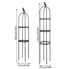 1 Set Enrejado de soporte para plantas trepadoras, soportes de marco para el cultivo de flores y plantas, estructura de enrejado DIY para macetas de plantas trepadoras - Blanco - Ver 7