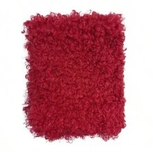 1 pieza Tela de rizos de oveja premium suave de 50 cm x 82 cm, material para el cabello de muñecas de peluche, tela artesanal para ropa DIY