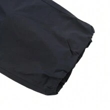 Nike Men's Elastic Waist Patterned Casual Pants, Minimalist Design For Everyday Wear