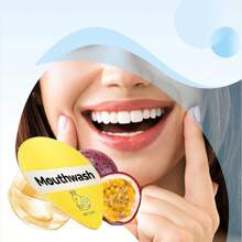 16pcs Passion Fresh Fruit Cool Mouthwash Sterilize And Remove Bad Breath 0 Alcohol Family Pack Lasting Fragrance Fresh Breath Easy To Use - Ideal For Adult Parties, Holiday Gifts, - 百香果香氣 - 查看 5