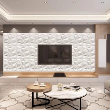 1/6/12pcs 3D Background Wall Waterproof Wall Stickers, 3D Panels, 3D Decorative Boards,Renovation Stickers Peel Wall Panels,Wall Paper, Wallpapers,Spring Decoration Items Refresh Your Home,Rama Decoration Stickers - White - View 6