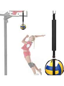 1 pezzo Allenatore per schiacciata pallavolo, sistema di allenamento per allenamento singolo di schiacciata e servizio, accessori per allenamento pallavolo che migliorano la tecnica di battuta, salto, movimento del braccio e potenza di schiacciata