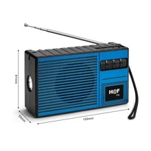 Bocina Radio Portátil Con Linterna Bluetooth Usb Fm Solar - Negro - Ver 5