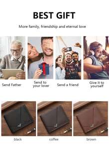 1-3pcs "Luxury Business PU Short Wallet" - Large Capacity Multi-Card Slots + Coin Pouch, Men's Portable Card Case + Photo Window, Ultra Thin Bi-Fold Design, Credit Card/ID Card Layered Storage, "Father's Day Gift Choice", Fashion Matte Finish Soft Wallet, Ideal Gift For Men's Birthday Or Partner, Fashionable Style For Young Men And Women