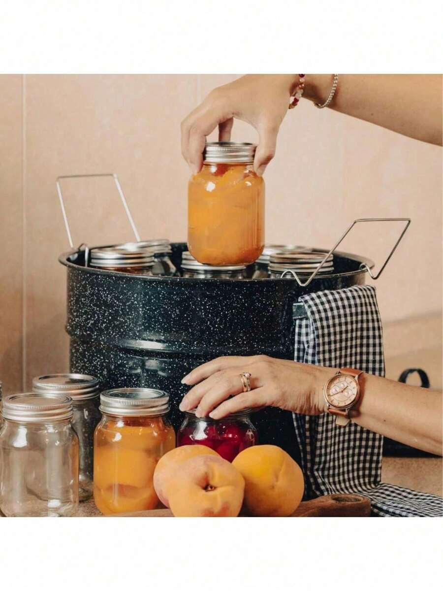 HOMKULA Water Bath Canning Pot With Rack And Lid, Steam Canner