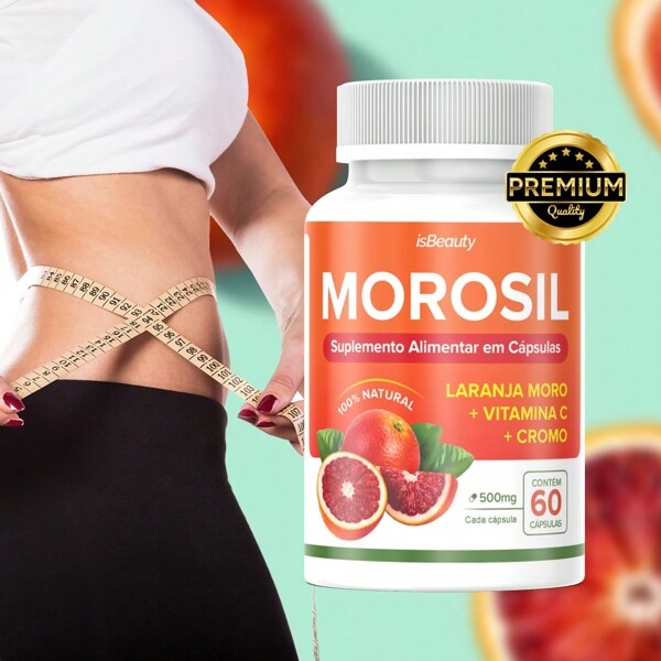 Laranja Moro - Morosil Original - 60 Cápsulas - Envio Imediato