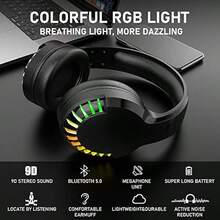 4 In 1 Wireless Gaming Keyboard Mouse Headset Mouse Pad Combo Set 16 RGB Backlit Rechargeable Keyboard Palm Rest 7 LED Gaming Mouse RGB Bluetooth Headphones Laptop PC - Rgb1 - View 2