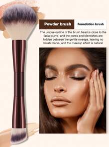 36pcs Makeup Brushes Set Includes 15pcs Soft Hair Makeup Brushes (Powder, Blush, Contour, Foundation, Nose, Eyeshadow, Eyebrow, Lip, Detail Brushes) + 6pcs Makeup Sponges (Liquid, Powder, Round) + 6pcs Finger Puff + 6pcs Triangle Powder Puff + 3pcs Round Powder Puff