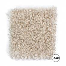 1 pieza Tela de rizos de oveja premium suave de 50 cm x 82 cm, material para el cabello de muñecas de peluche, tela artesanal para ropa DIY