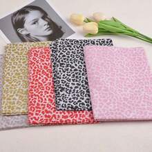 10pcs Handmade Craft Leopard Pattern Tissue Paper Perfect For Birthday Parties & Christmas And New Year Holiday DIY Crafts Party Supplies,Valentine's Day Mother's Day Gift Packaging