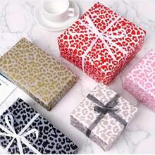 10pcs Handmade Craft Leopard Pattern Tissue Paper Perfect For Birthday Parties & Christmas And New Year Holiday DIY Crafts Party Supplies,Valentine's Day Mother's Day Gift Packaging