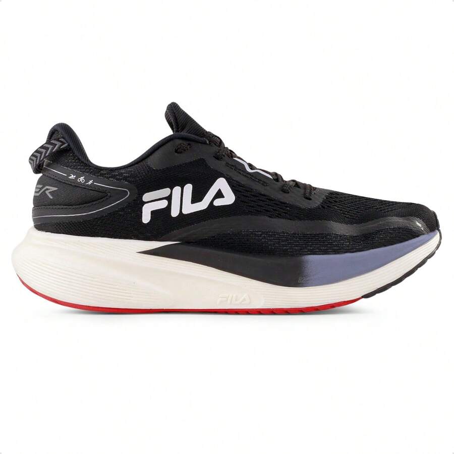 Fila Racer T2 Xtreme Men's Sneakers 100% ORIGINAL With INVOICE And WARRANTY - PRETO / PRATA - View 1