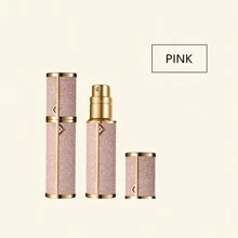 1 lọ nước hoa 5ml có thể nạp lại, bình xịt nước hoa du lịch bằng da lấp lánh, lọ nước hoa mini, bình đựng chất lỏng có thể nạp lại, đồ dùng thiết yếu khi đi du lịch, nhiều màu - Nhiều màu - Xem 15