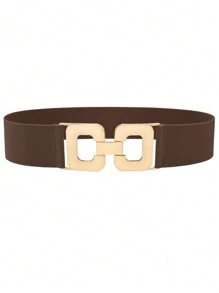 Große Größen 1 Stück modischer, eleganter und einfacher dekorativer Gürtel für Damen, marineblau, braun, khaki, Damen Gürtel für Lässig, Boho, süß, sexy, elegant, elastischer Bund für Valentinstag, Reise, Urlaub, Party, Alltag, Vielseitiger Gürtel für Sommer, Schule, Herbst, Halloween