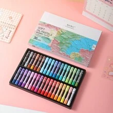 12/24/36/48 Colors Vibrant Oil Paint Sticks Set - Luxurious Colors, Smooth Blending, Ideal For Art And Sketching, Perfect Gift For Students And Teens Creative Expression, Great For Painting And Sketching - Suitable For Beginners, Students And Teachers