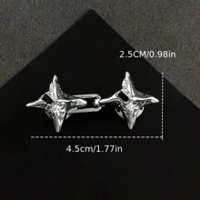 1/2/3/4/6/8pairs Light Luxury Temperament, Four Pointed Star Waist Tightening Tool, Adjustable Waist Buckle, Fashionable Jeans, Fixed Waist Buckle