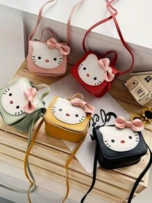 Sanrio 1pc Sanrio Hello Kitty Bestselling Multi-Function Handbag, Shoulder Bag, Cute Cartoon Crossbody Bag, Mini Backpack, Storage Pouch, Birthday Gift