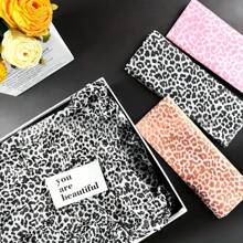 10pcs Handmade Craft Leopard Pattern Tissue Paper Perfect For Birthday Parties & Christmas And New Year Holiday DIY Crafts Party Supplies,Valentine's Day Mother's Day Gift Packaging