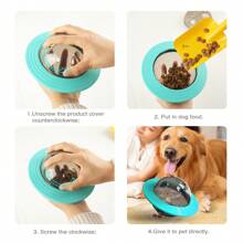 Interactive UFO Design Dog Treat Ball Toy, Food Dispenser Slow Feeder Ball, Enrichment Puzzle Toys For Dogs - Multicolor - View 3