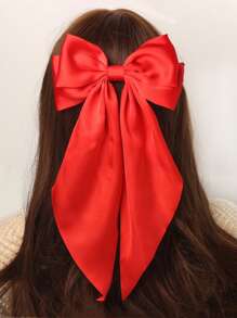 3pcs Set Satin Multi-Color Valentine's Bow Hairpins, Butterfly Decoration, Casual & Elegant Party, Polyester, Suitable For All Seasons Valentines