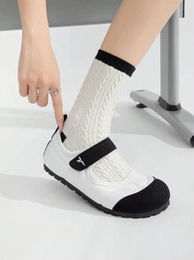 TUOPIN TuoPin Neue klassische Schuhe, modisch, weich, bequem, für drinnen und Outdoor, faltbar, rutschfest, vielseitige Umstandsschuhe, Ballett-Schuhe, Mutterschafts-Schuhe, Krankenschwestern-Schuhe, Muttertags-Geschenk