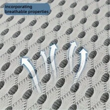 1pc/2pcs Mesh Car Booster Seat Cushion, Innovative Honeycomb Wedge Memory Foam Seat Pad, Enhanced Breathability And Support, Car Cushion For Relieving Buttock Pain, Suitable For Car, RV, Office Chair, Sofa