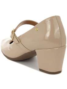 Macerata Women's Doll Shoe With Low Heel And Buckle Elegant Pump With Style And Comfort - 杏色 - 查看 6