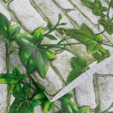 1 Rolle grüne Pflanzen abnehmbare selbstklebende Kabinett Möbel Heim Dekoration Raum Hintergrund Küchen Dekoration Tapete, Renovierungs Aufkleber abziehbare Wandpaneele, Tapete, Tapeten, Frühjahrs Dekorations Artikel um ihr Zuhause aufzufrischen, Rama Dekorations Aufkleber Wandaufkleber Raumdekoration Wanddekoration Wandsticker