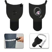 Automatic Retractable Body Measure Tape - 60 Inch Telescopic Self Measuring Tape For Body Measurement And Weight Loss, Lock Pin And Push-Button Sewing Tapes-YAWALL(White) - Unique Name Initials Meaning Style - Black-white Marble - View 30