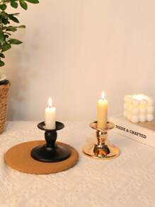 1pc Modern Dining Table Candle Holder, Holiday Decor, Wedding Party Home Decor, Candlelight Dinner Decoration, Star, Moon, Lantern Pattern, Birthday Graduation Gift, Eid Gift - Multicolor - View 12