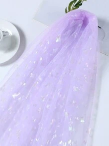1 chiếc khăn trải bàn hình chữ nhật màu tím nhạt họa tiết bướm, kích thước 75cm*180cm, dạng lưới, thích hợp cho tiệc cưới theo phong cách đồng quê, khăn trải bàn tiệc cưới đính kim sa hình bướm, trang trí sinh nhật, trang trí nhà cửa, trang trí tiệc chủ đề bướm, tiệc mừng em bé, trang trí bàn ăn. - bướm tím - Xem 6