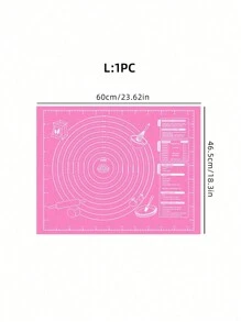 1pc Kneading Mat - Non-Stick, Easy To Clean - Blue/Purple/White/Pink Options, Convenient Cleaning, Suitable For Cookie, Dough, Cake Baking, Essential Baking Tool For Chinese Pastries, Great For Christmas, Easter, Thanksgiving - Multicolor - View 6