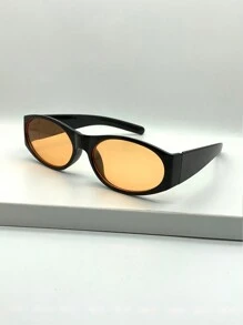 2pcs Oval Small Frame Fashion Glasses For Women, Casual & Resort For Summer Beach Vacation, Outdoor, Travel