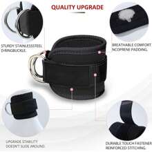 8pcs Barbell Pad,Barbell Squat Pad Set With Ankle Straps, Wrist Straps,Foam Barbell Pad Set Nylon Padding AntiSlip For Squats Cushion, Lunges & Bar Padding For Hip Thrusts - Standard Weight Bar Pad - Fitness Training Accessory For Men And Women