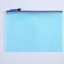 5pcs/Set Mesh File Folders - Waterproof Storage Pouches With Secure Zippers And Reinforced Seams, Ideal For Organizing Office, School Supplies, Pens And Accessories - Perfect For Travel, Commuting And Everyday Use,Back To School,School Supplies