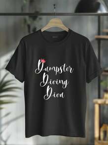 100% Cotton Dumpster Diving Diva - Funny Womens Dumpster Diver T-Shirt