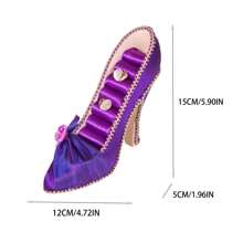 Jewelry Display Stand High Heeled Shoes Shaped Multi-Level Jewelry Holder Display For Earring, Bracelet, Ring - 紫色 - 查看 5