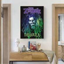 1pc Wall Arts Posters FramelessRob Zombie Canvas Art Poster Frameless Poster Club Bar Paper Vintage Poster Wall Art Painting Bedroom Study Pop Gifts Birthday Graduation - Multicolor - View 22