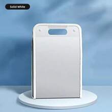 13 carpetas de archivo de bolsillo portátil A4 carta tamaño macaron color acordeado organizador de documentos para el aula Oficina Almacenamiento en casa - Morado G1002E - Ver 7