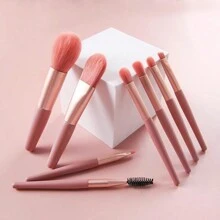 Today's Special Offer, Best Seller, 8pcs Makeup Brush Set, Includes Eyeshadow, Powder, Portable Makeup Brush Kit, Makeup Tool Set, Suitable For Ladies And Girls, Convenient For Travel And Business Trip