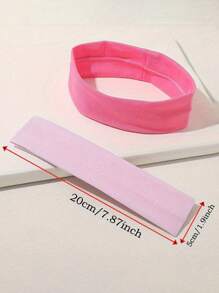 18pcs Elegant Bohemian Style Headbands, (No Duplicate Colors) Women's Colorful Elastic Sports Sweatbands, Yoga Running Hair Accessories, Knitted Headbands For Washing Face And Makeup