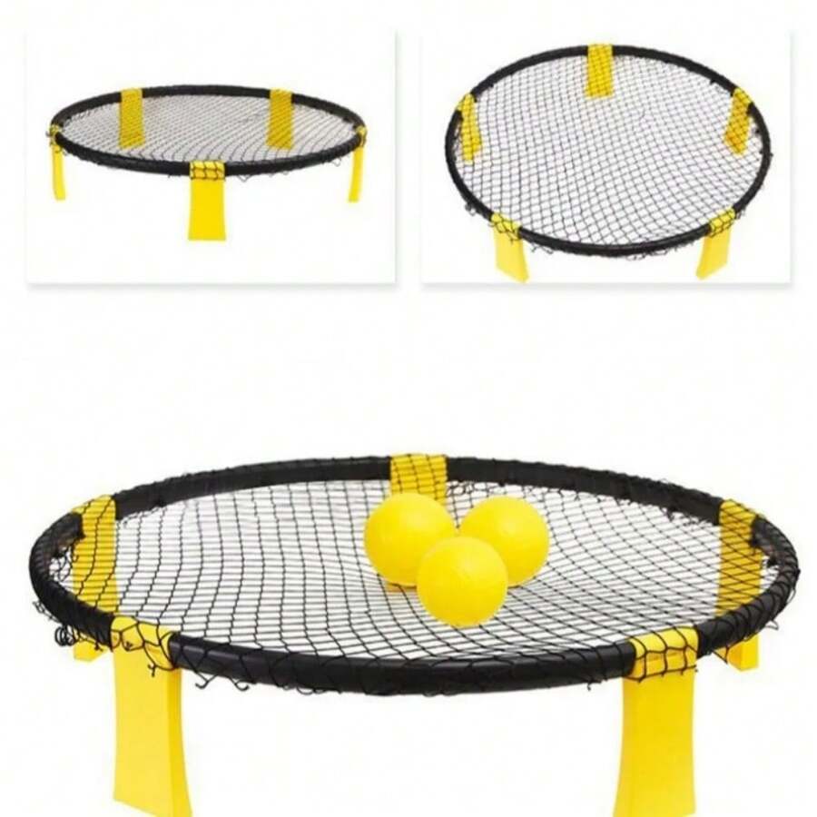 Topline Tackle Beach Volleyball Pvc Foldable And Detachable Multiplayer