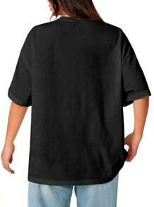 FashionHappy Mother'sDesign T-Shirt  Soft And Comfortable Round Neck Short Sleeve