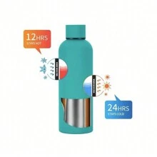 1pc 500ml Custom Name Stainless Steel 304 Insulated Double-Layer Water Bottle, Designed With Hand-Drawn Patterns, Featuring A Modern Design With A Lid, Is Perfect For Personalizing With Your Name. This Elegant Tumbler, Adorned With Beautiful Hand-Drawn Motifs, Is Ideal For Art Enthusiasts