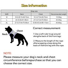 Dog Harness Leash Collar For Medium Large Dogs Pet Vest Adjustable Harnesses For Training Walking