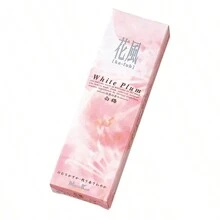 NIPPONKODO Set de 120 piezas de varitas de incienso japonesas con fragancias de lavanda, clavel, ciruela blanca, sándalo y loto. Varitas de madera natural de bambú, adecuadas para relajación, yoga, meditación, decoración del hogar y oficina, regalos y festividades. - Serie de estilo flor platino. - Ver 12