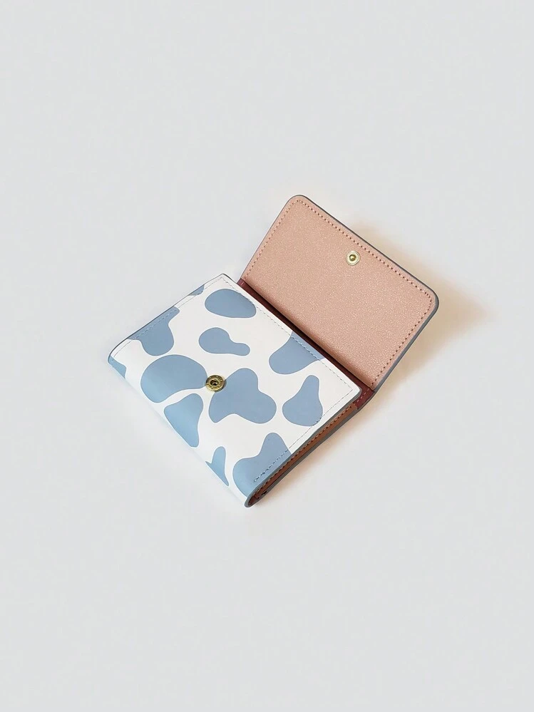 Portafoglio Portatile Con Stampa Di Mucca Per Donna