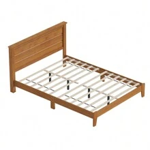 Galano Harlowin Wood Frame Queen Platform Bed With Headboard